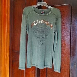 Women's Harley-Davidson long sleeve shirt size Large